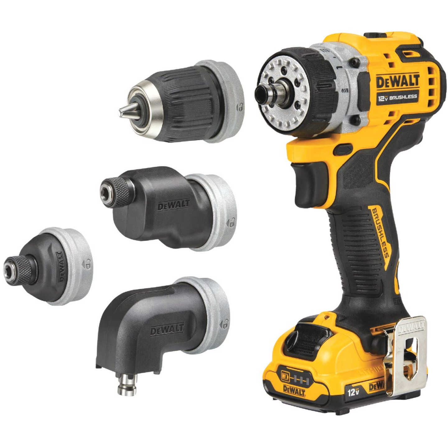 XTREME 12 Volt MAX Lithium-Ion In. Brushless 5-In-1 Cordless Drill/Driver Kit - Gillman Center