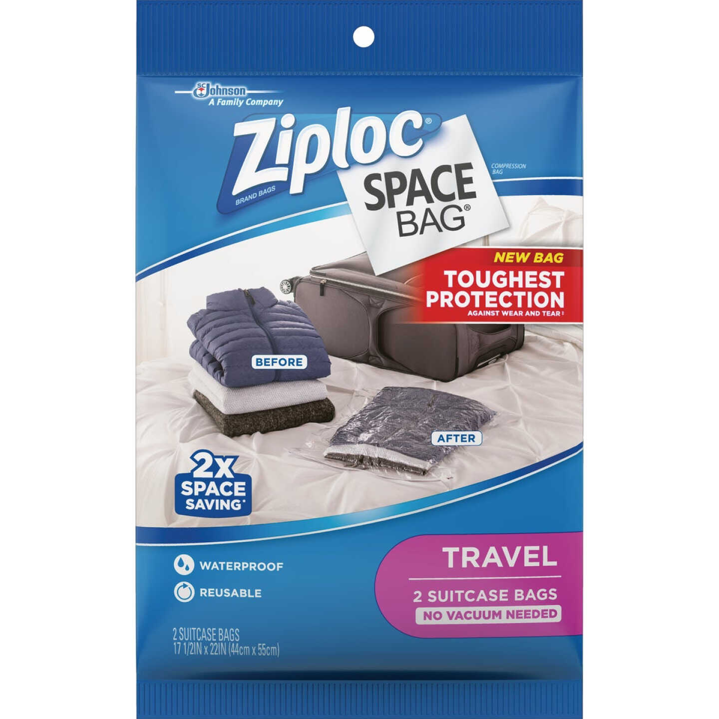 Ziploc Space Bag Travel Suitcase Storage Bag (2-Count) - Gillman Home Center