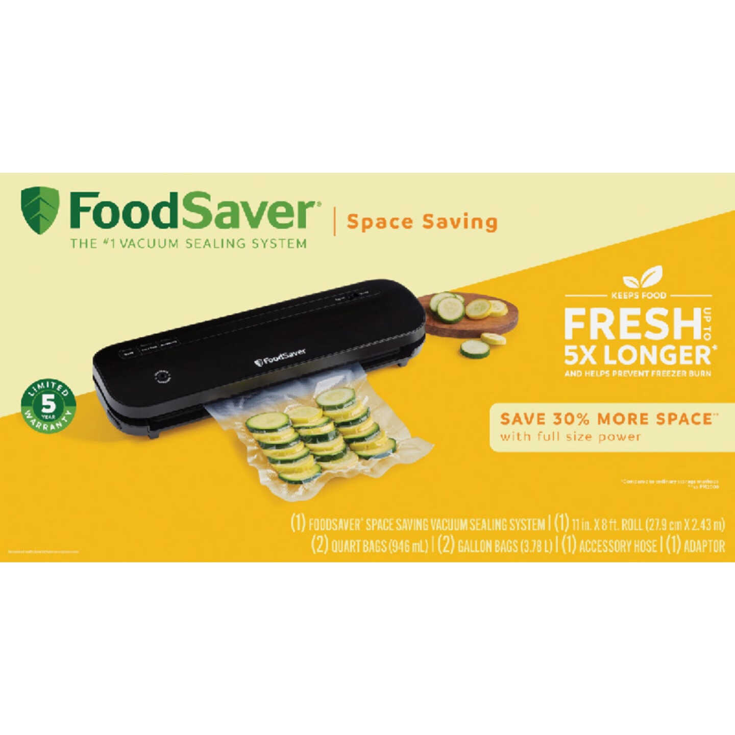 FoodSaver FreshSaver Vacuum Zipper Quart Bags (18-Count) - Gillman Home  Center