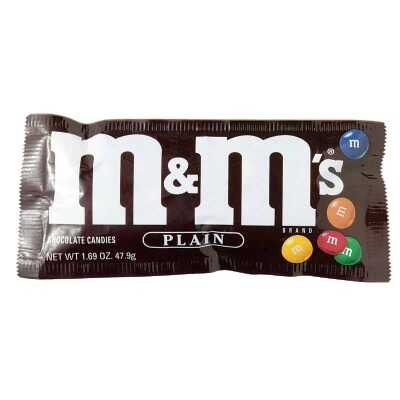M&M's Chocolate Candies, Peanut Butter 1.63 oz, Chocolate & Bars